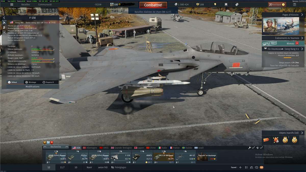 war thunder personal account.